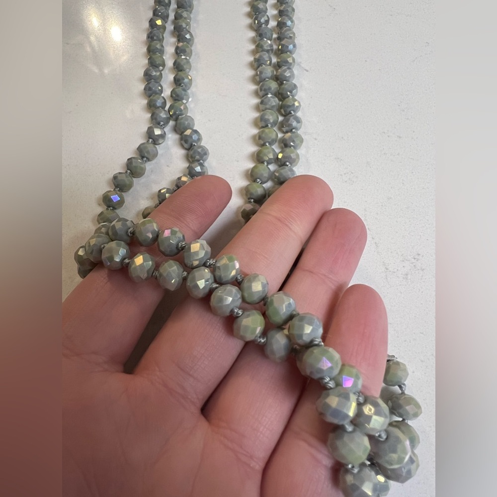 (2) Long Beaded Necklaces - Picture 6 of 6